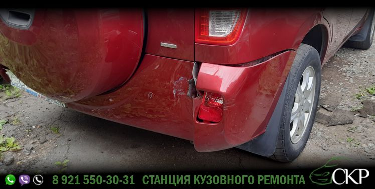 Ремонт кузова с окраской Чери Тигго (Chery Tiggo) в СПб в автосервисе СКР.